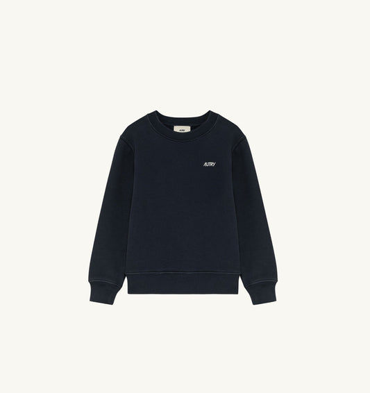 CREWNECK SWEATSHIRT WITH EMBROIDERED AUTRY LOGO KIDS - AUTRY Latest