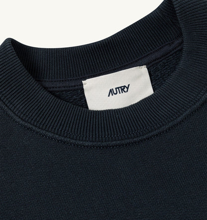 CREWNECK SWEATSHIRT WITH EMBROIDERED AUTRY LOGO KIDS - AUTRY Latest
