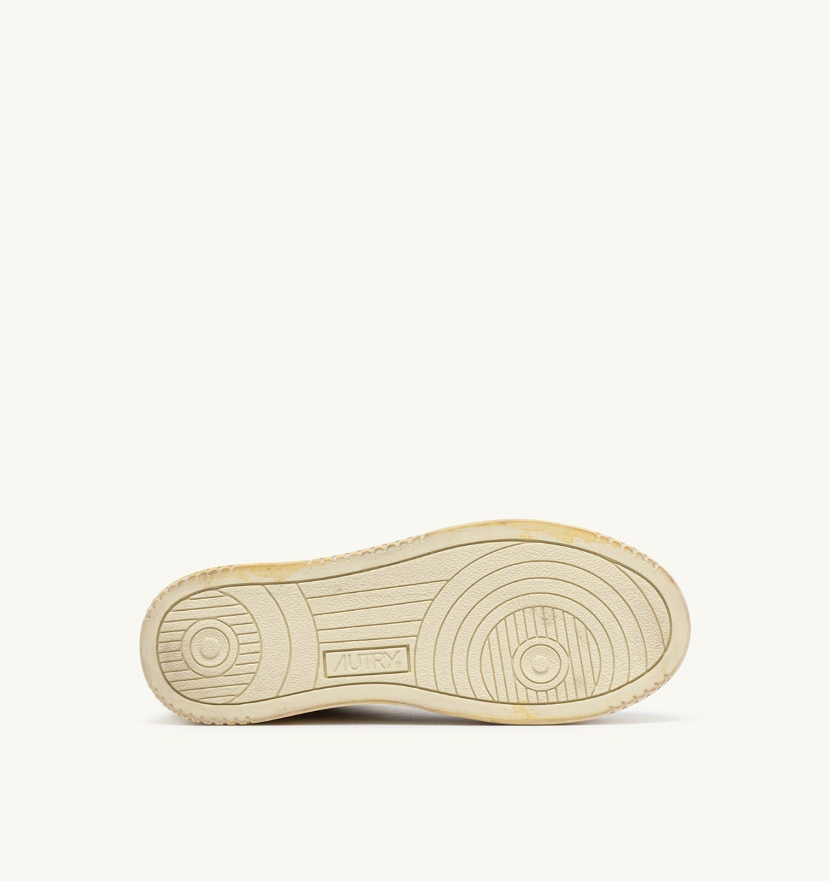 MED-WAY SUPER VINTAGE SNEAKERS IN SILVER AND MARSHMALLOW SNAKE-PRINT LEATHER - AUTRY Essential