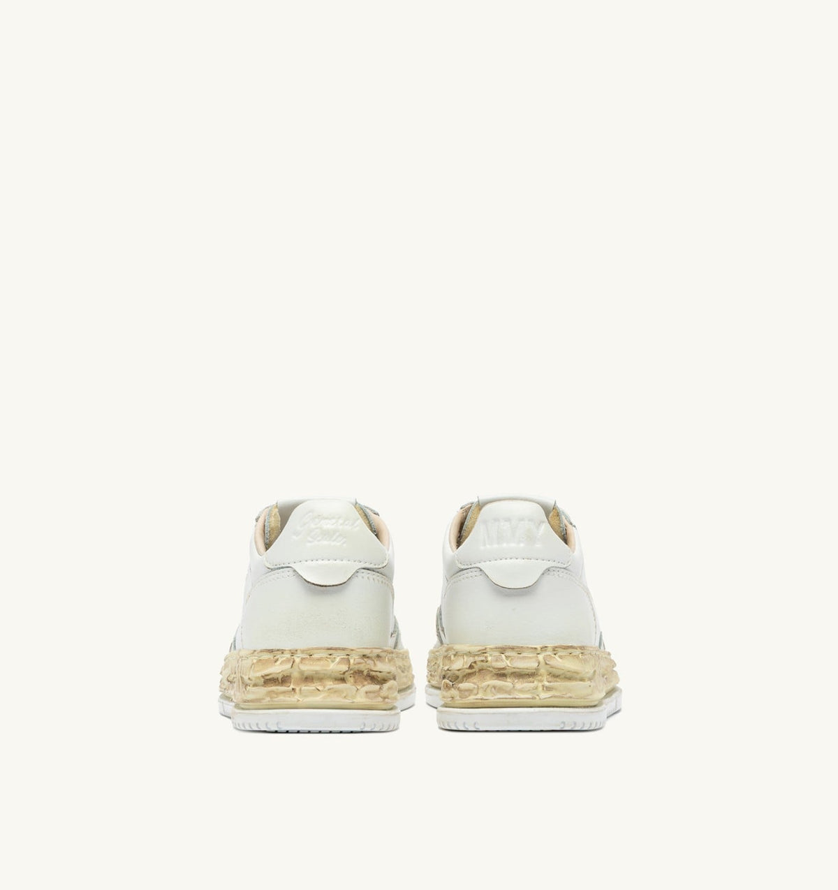 MEDALIST LOW SUPER VINTAGE 'Autry x Maison MIHARA YASUHIRO General Scale.' SNEAKERS IN WHITE LEATHER - AUTRY Great Value