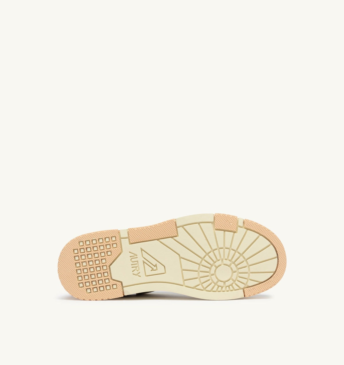 SNEAKERS CLC LOW IN WHITE SAND AND DEWBERRY LEATHER AND SUEDE - AUTRY Everyday