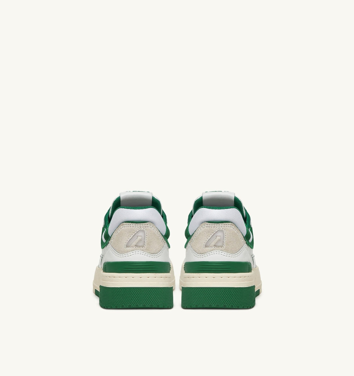 CLC LOW SNEAKERS IN WHITE LEATHER AND AMAZON SUEDE - AUTRY Latest