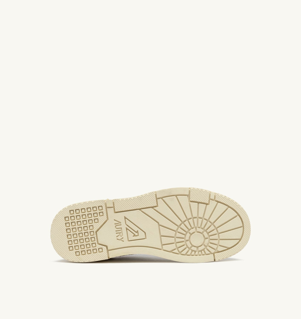 CLC LOW SNEAKERS IN WHITE LEATHER AND SAND SUEDE - AUTRY Value