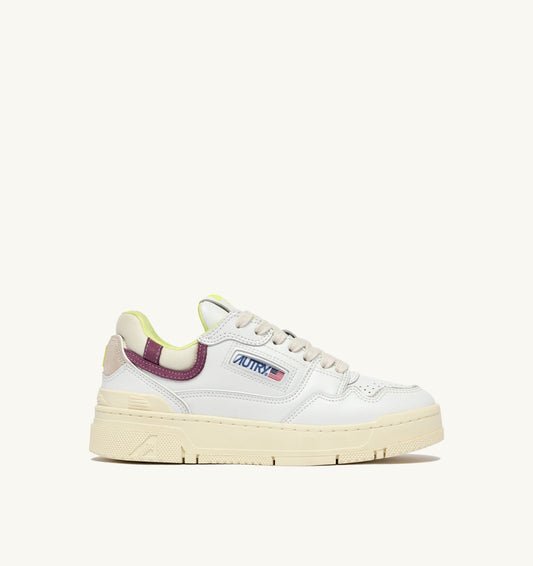 SNEAKERS CLC LOW IN WHITE AND FIRENZE LEATHER - AUTRY Latest
