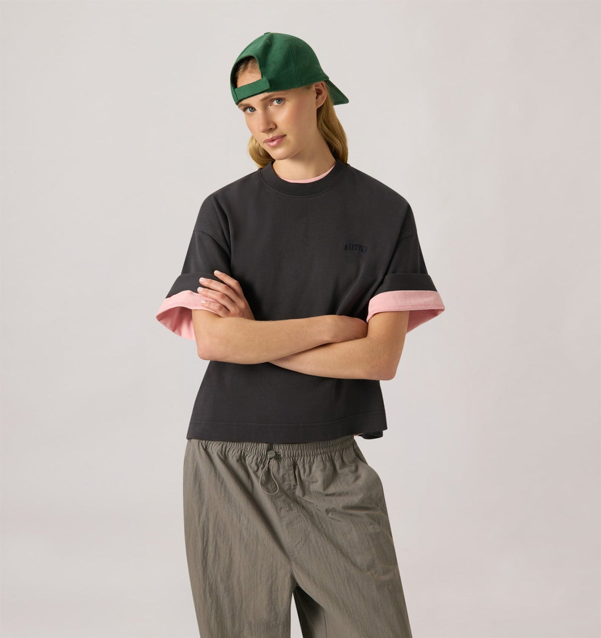 BOXY T-SHIRT WITH TONAL LOGO FOR WOMAN - AUTRY Everyday