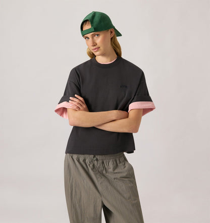 BOXY T-SHIRT WITH TONAL LOGO FOR WOMAN - AUTRY Everyday