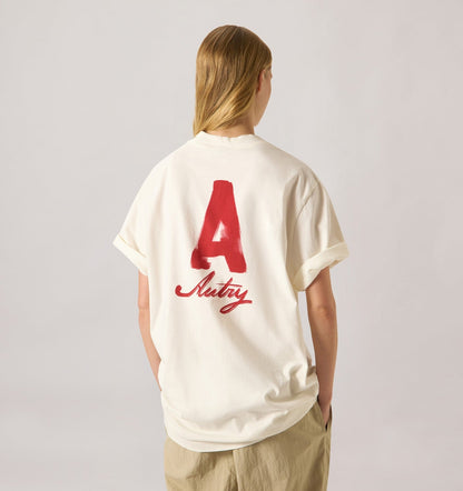 HERITAGE T-SHIRT WITH WASHED EFFECT UNISEX - AUTRY Value