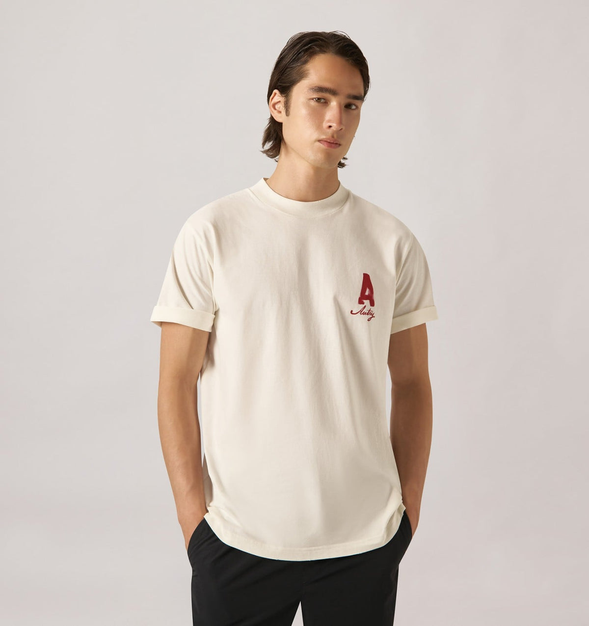 HERITAGE T-SHIRT WITH WASHED EFFECT UNISEX - AUTRY Value