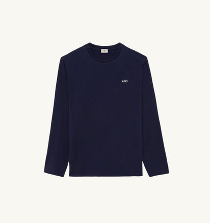 LONG-SLEEVE EMBROIDERED LOGO TEE UNISEX - AUTRY Classic