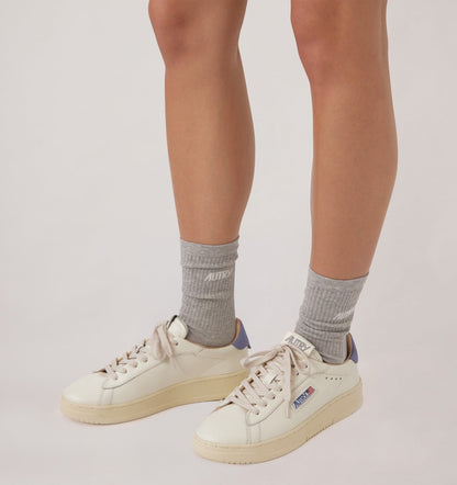 DALLAS LOW SNEAKERS IN MARSHMALLOW AND TEMPEST LEATHER - AUTRY Everyday
