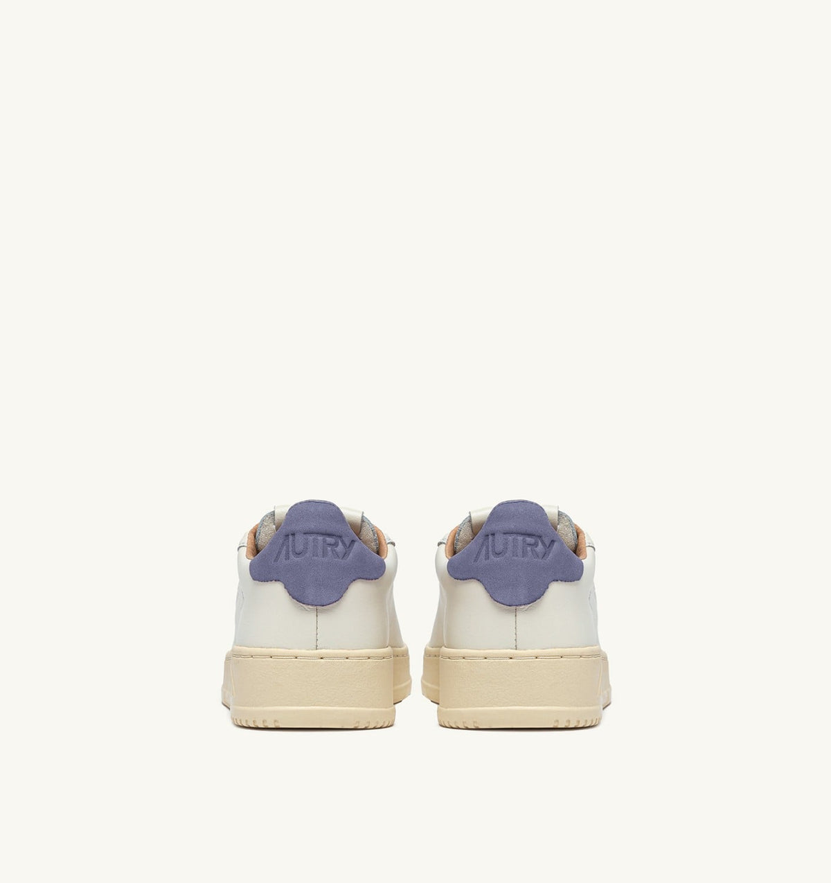 DALLAS LOW SNEAKERS IN MARSHMALLOW AND TEMPEST LEATHER - AUTRY Everyday