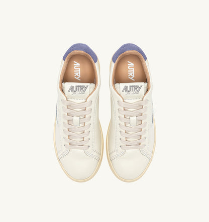 DALLAS LOW SNEAKERS IN MARSHMALLOW AND TEMPEST LEATHER - AUTRY Everyday