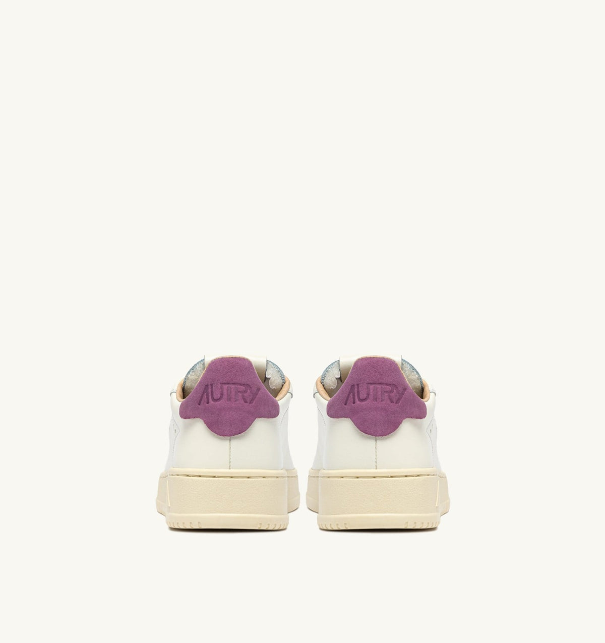 DALLAS LOW SNEAKERS IN FLORENCE AND MARSHMALLOW LEATHER - AUTRY Great Value