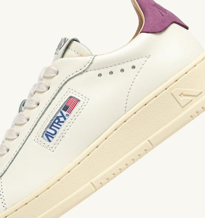 DALLAS LOW SNEAKERS IN FLORENCE AND MARSHMALLOW LEATHER - AUTRY Great Value