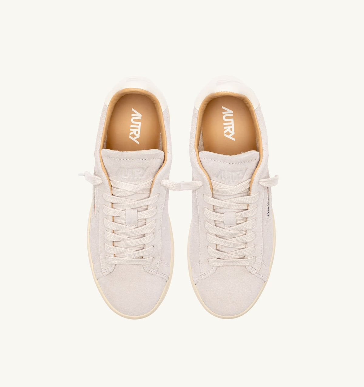 DALLAS LOW SNEAKERS IN WHITE SUEDE - AUTRY Value
