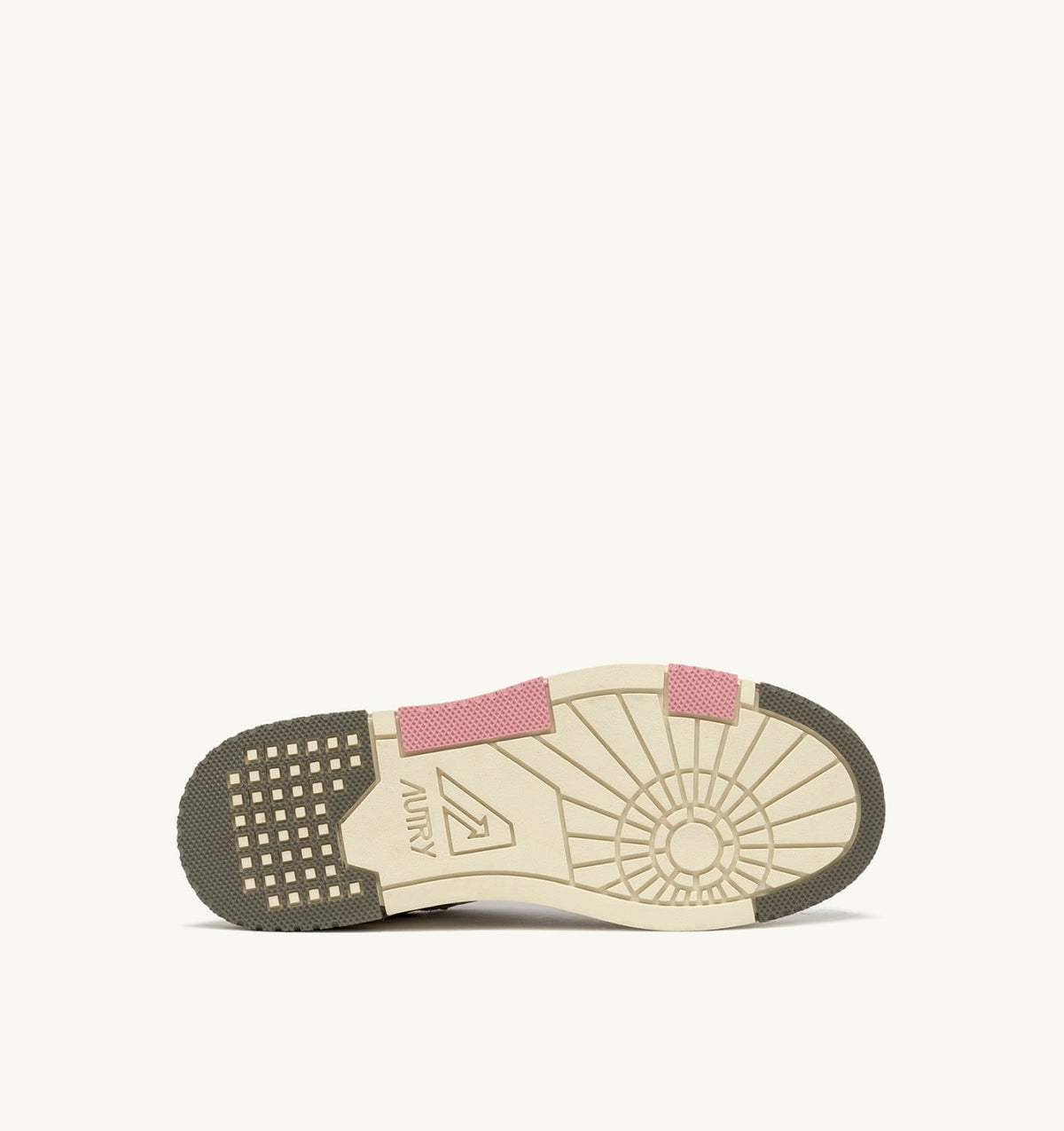 CLC LOW SNEAKERS IN WHITE AND GERANIUM LEATHER SUEDE - AUTRY Essential