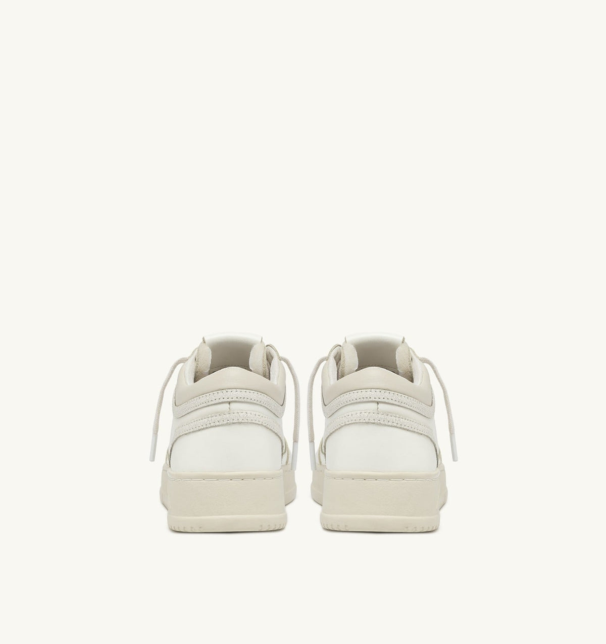 MED-WAY SNEAKERS IN LEATHER COLOR MARSHMALLOW AND WHITE - AUTRY Classic
