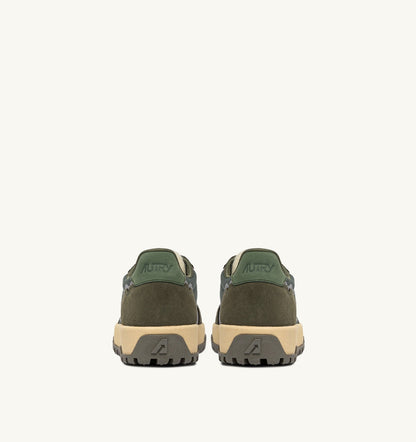 WILDPACE LOW SNEAKERS IN SCHIO AND MILITARY MESH AND SUEDE - AUTRY Latest