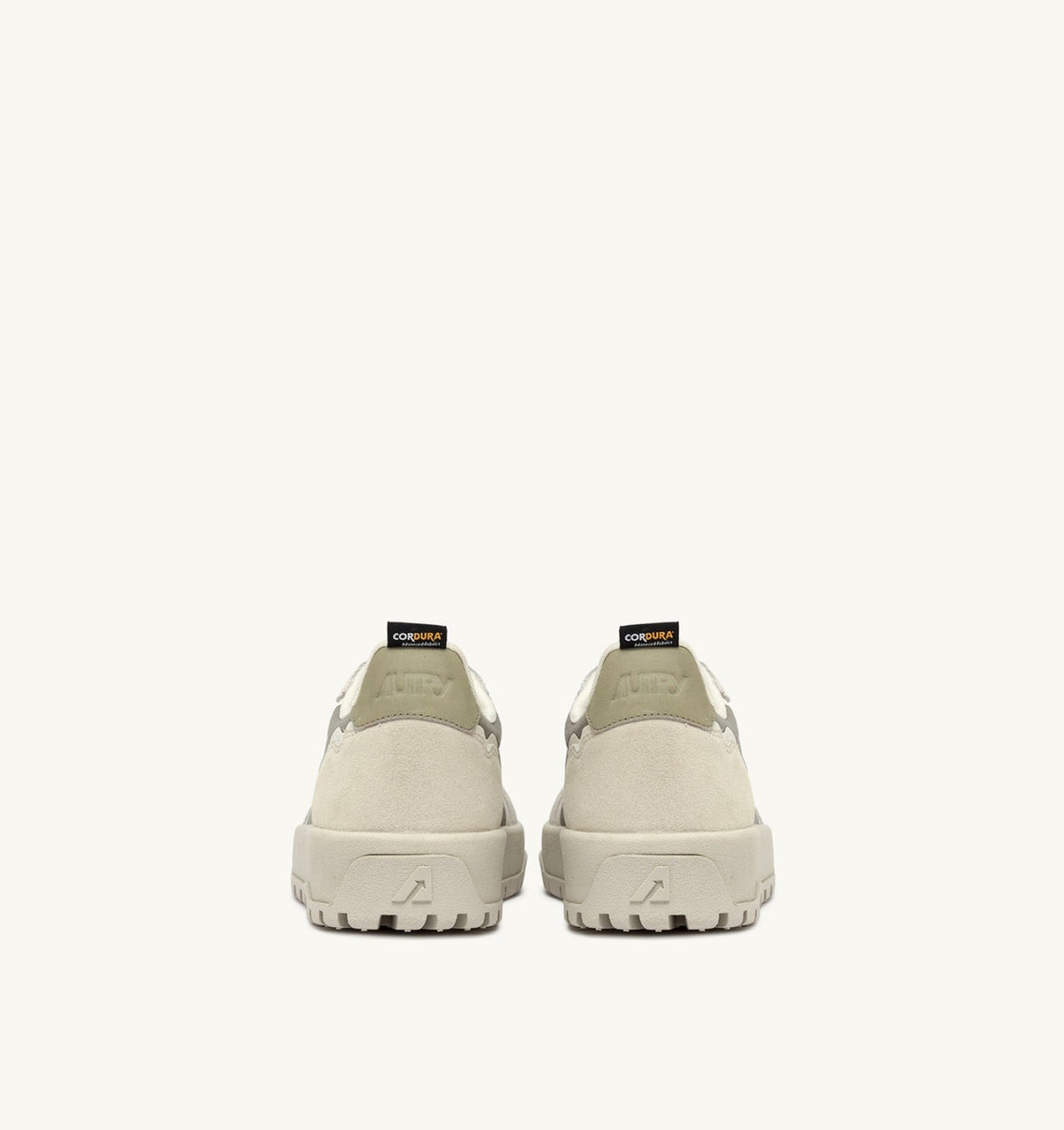 WILDPACE LOW SNEAKERS IN ELMOND AND WHITE CORDURA AND SUEDE - AUTRY Everyday