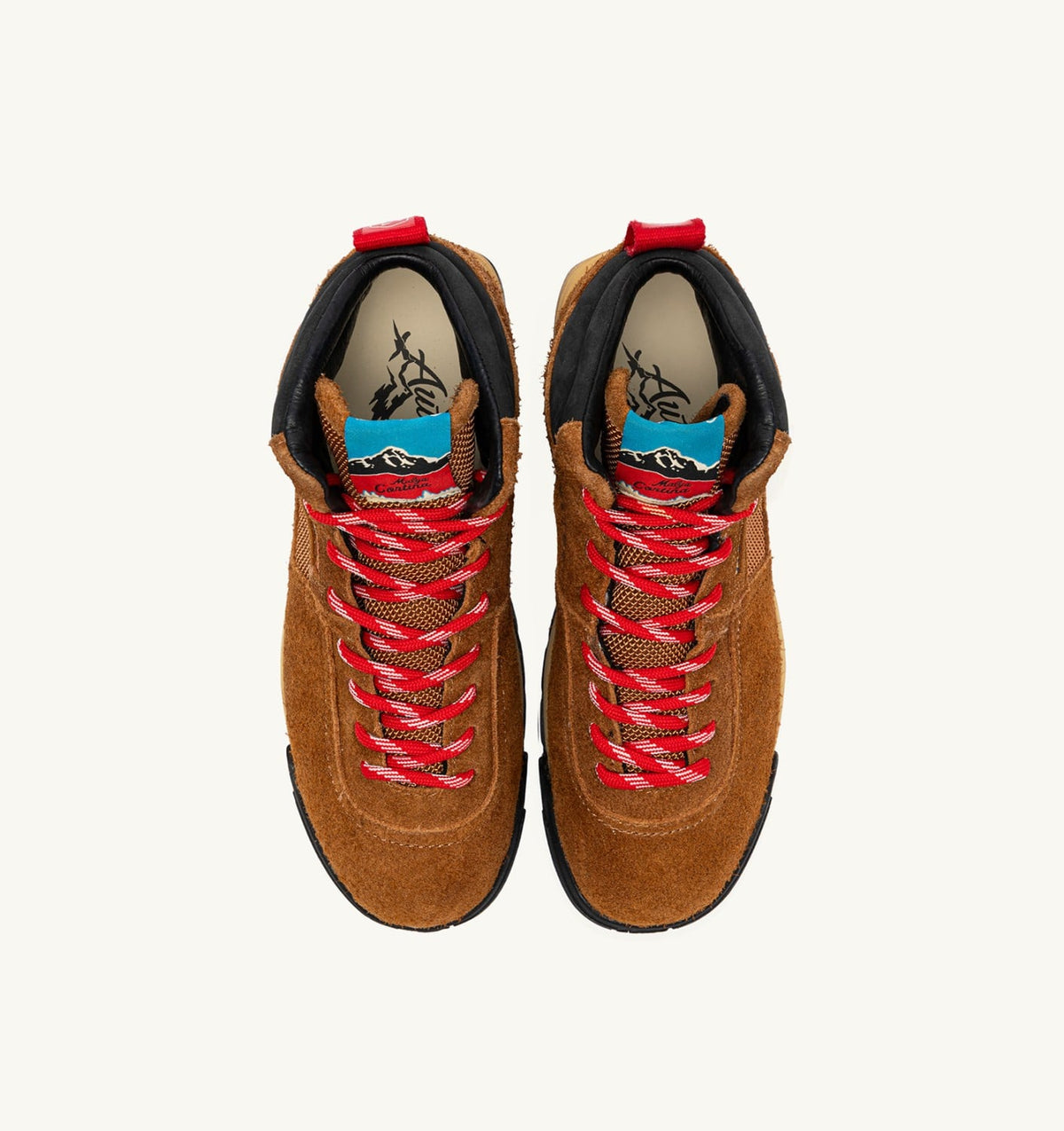 MALGA CORTINA IN CHESTNUT AND FLAME SCARLET SUEDE - AUTRY Latest