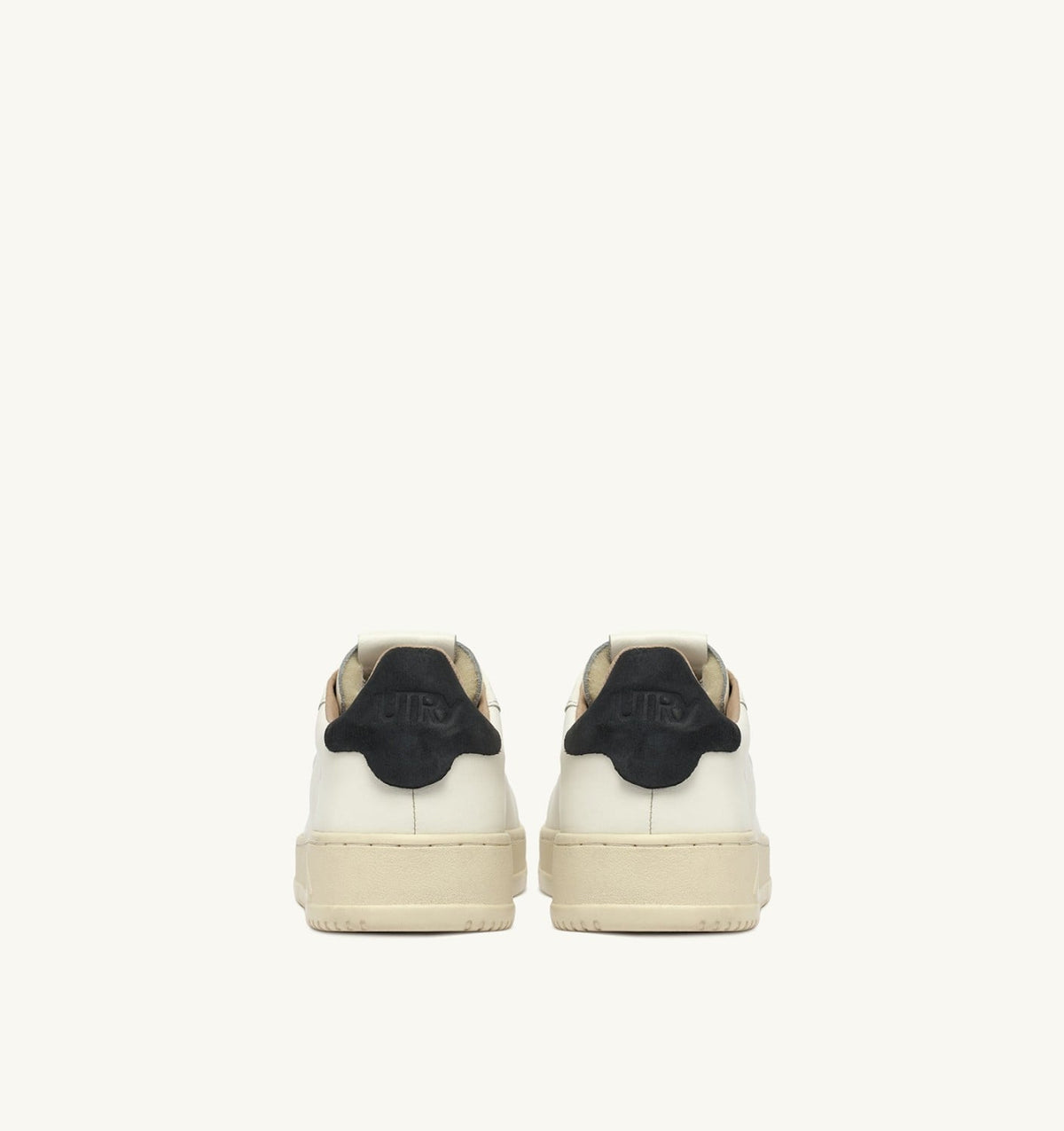 DALLAS LOW SNEAKERS IN WHITE AND SPACE LEATHER - AUTRY Quality
