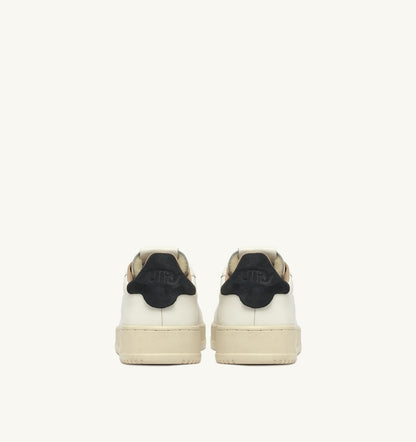 DALLAS LOW SNEAKERS IN WHITE AND SPACE LEATHER - AUTRY Quality