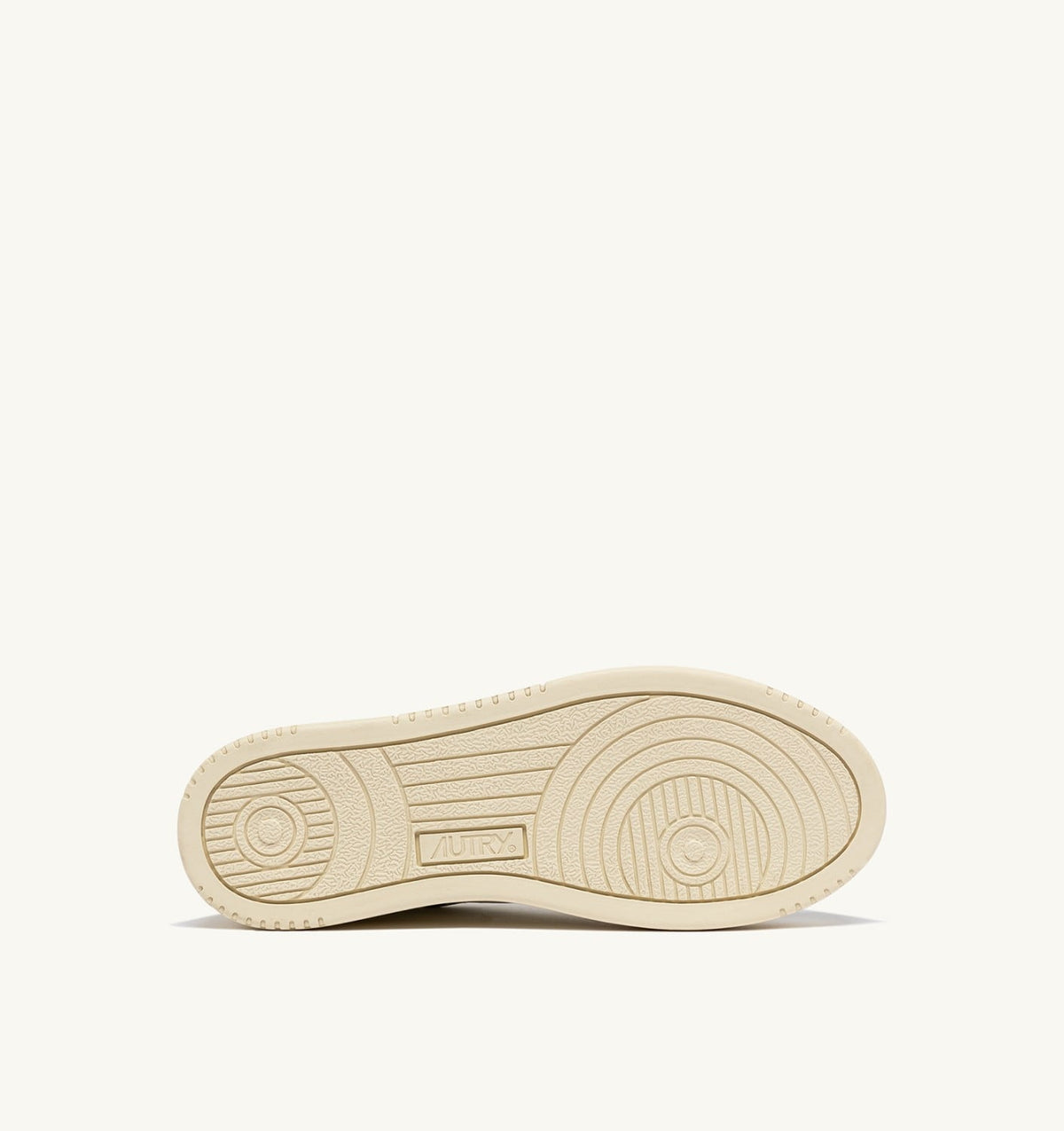 DALLAS LOW SNEAKERS IN WHITE AND GOLD LEATHER - AUTRY Essential